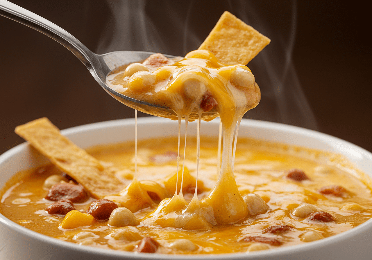 Copycat Chick-fil-A tortilla soup in a white bowl