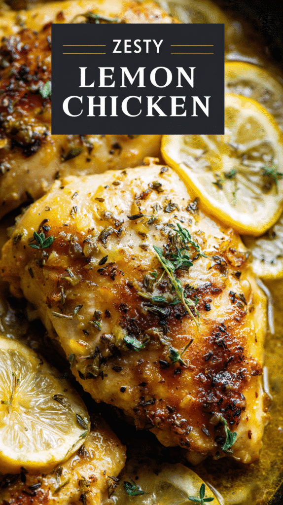 Zesty lemon chicken crockpot recipe with fresh citrus and tender chicken