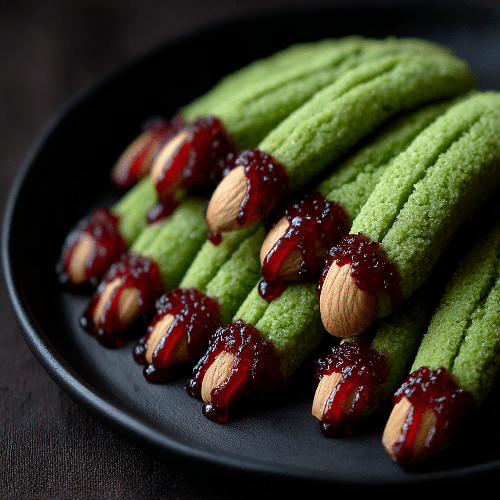 Kids enjoying Creepy Witch Finger cookies at a Halloween party
