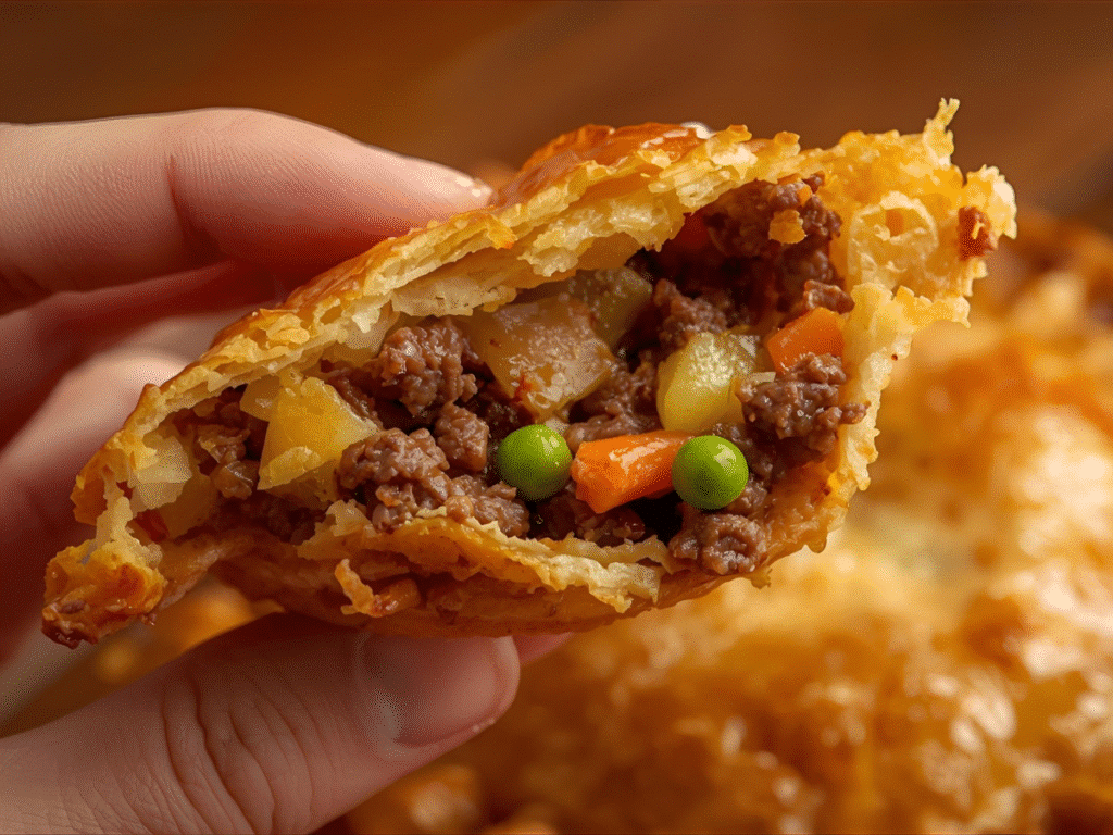 Mini Meat Pies, fried, Savoury Pies crunch