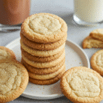 Sugar cookie broken in half with soft interior