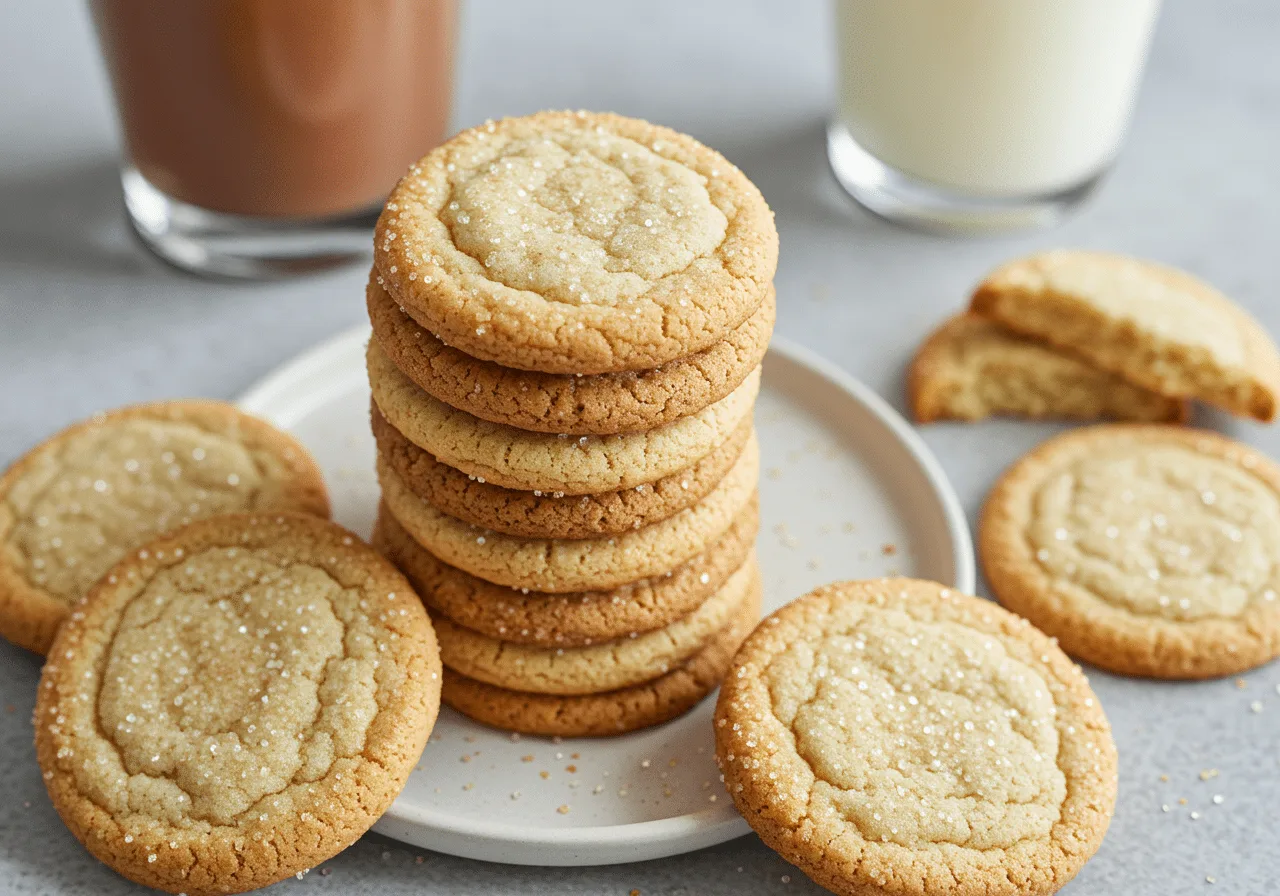 Frosted sugar cookies with colorful sprinkles