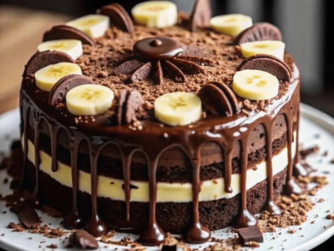 Decadent Choco‑Banana Milk Cake — Ultra‑Moist Chocolate Banana Sheet Cake