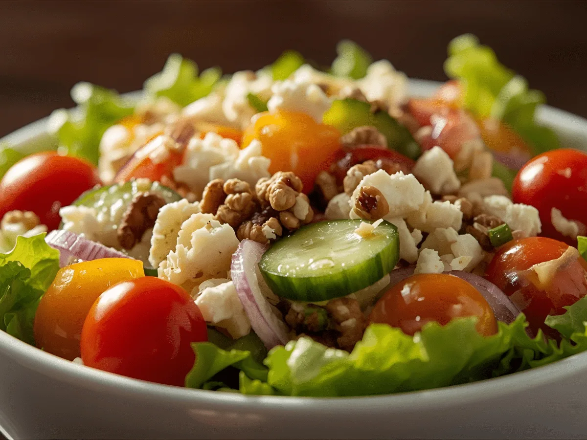 | Alt: Thanksgiving side salads with feta and balsamic