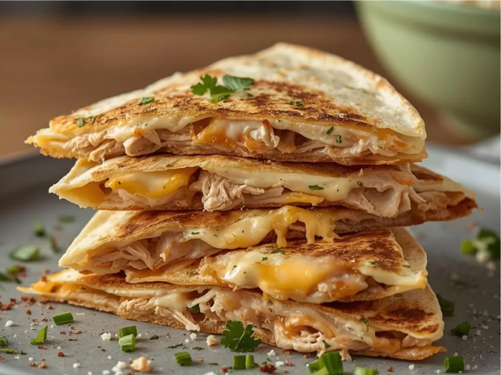 Alt: High-Protein Chicken Ranch Quesadilla main image
