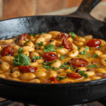 Marry Me Butter Beans with fresh basil
