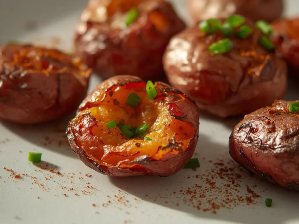 Roasted Smashed Red Potatoes;