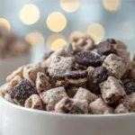 Cookies and Cream Puppy Chow bowl