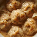 German Cabbage and Dumplings platter.