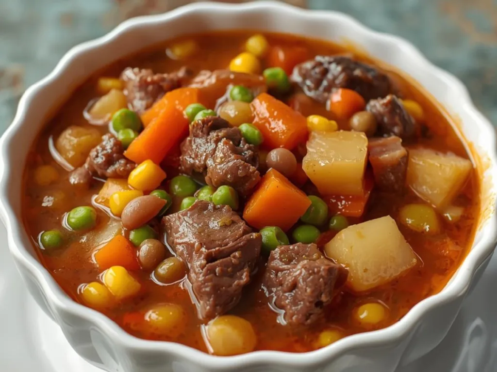 Old Fashioned Vegetable Beef Soup Recipe