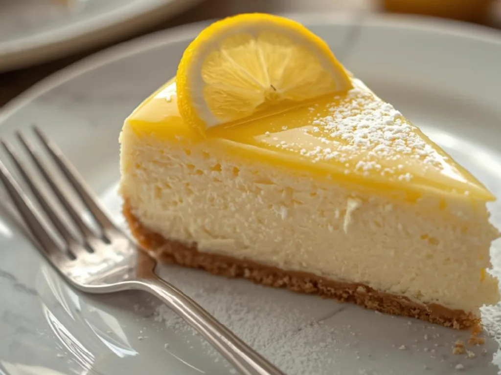 Authentic Traditional Irish Lemon Pudding Cake.