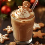 Starbucks Copycat Iced Gingerbread Chai Tea Latte.