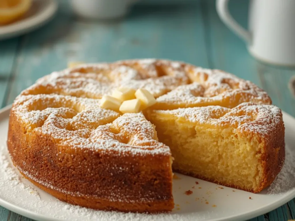 One-Bowl Lemon Dessert bars on a rustic board, featuring a Weight Watcher Zero Point Dessert style with light, airy, and zesty notes.