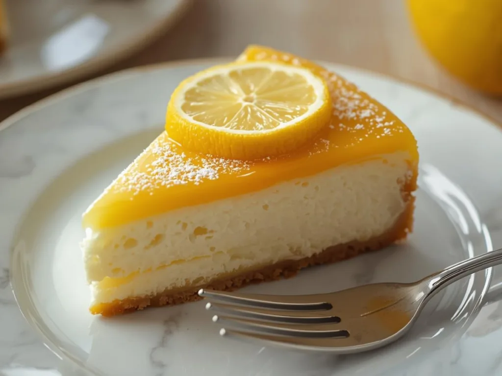 Easy Traditional Irish Lemon Pudding Cake.