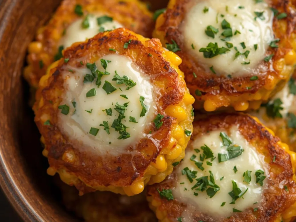 Venezuelan Cachapas: Corn Pancakes with cheese.