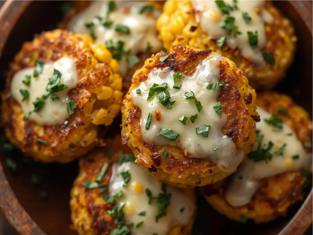 Homemade Venezuelan Corn Cakes.