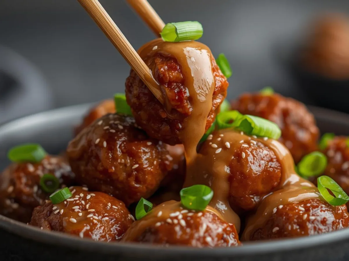Korean BBQ Meatballs