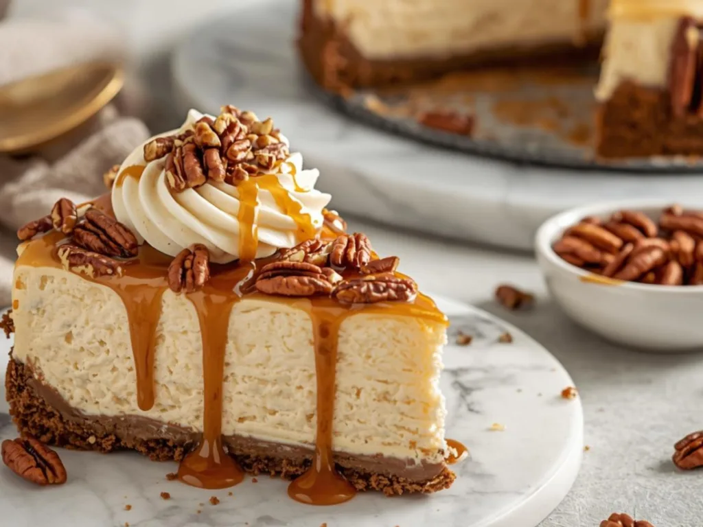 Browned Butter Pecan Cheesecake