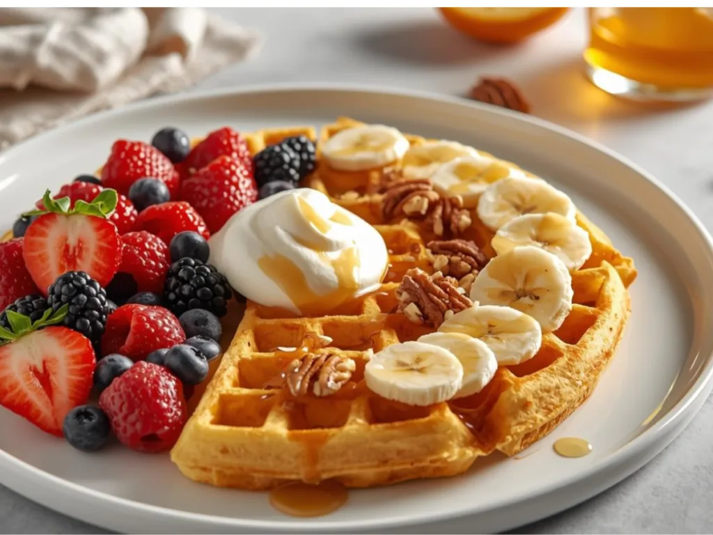 Crispy Turmeric Waffles