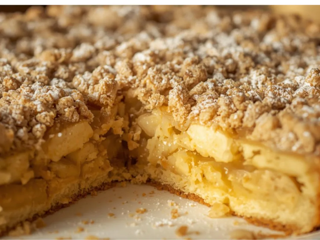 Gooey Apple Butter Cake top view