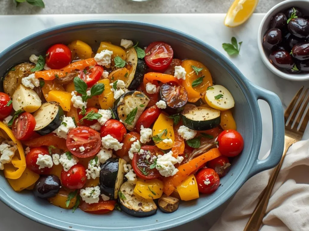 Healthy Mediterranean Recipes Vegetarian platter