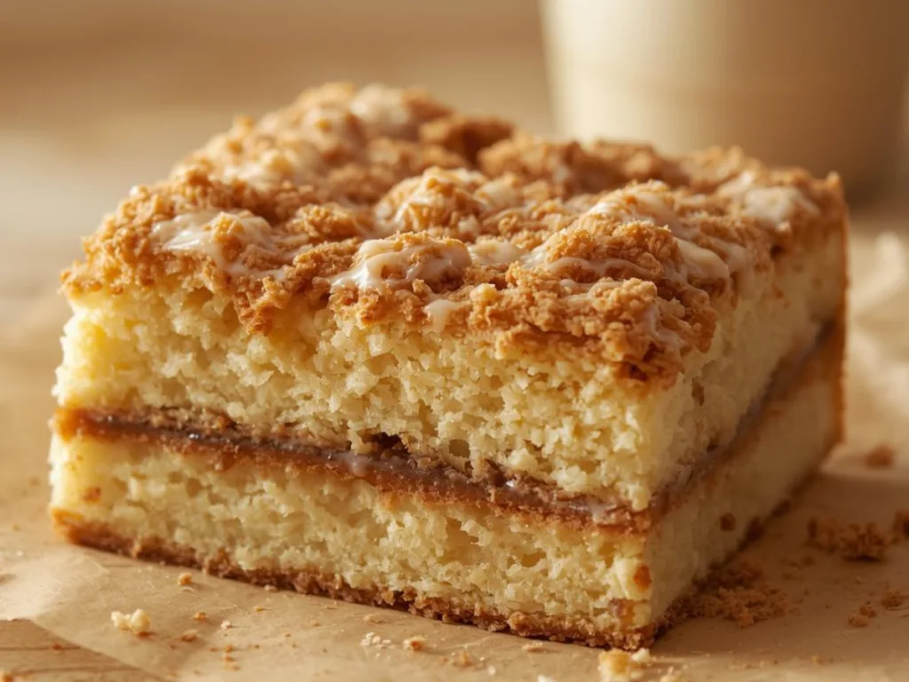 How To Make Swirl Coffee Cake close-up.
