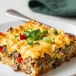 Homemade Make Ahead Crescent Roll Breakfast Casserole