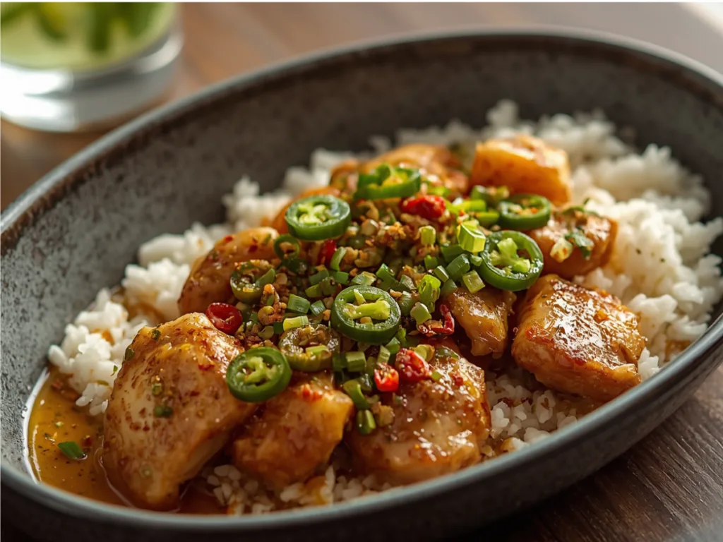 Jalapeño Lime Chicken meal prep.