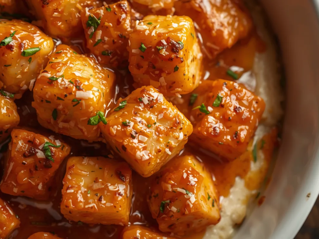 High protein dinner firecracker chicken with cottage cheese
