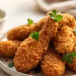 Serving of Air Fryer Chicken Tenders for kids.