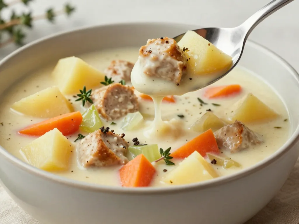 Easy Sausage Potato Soup