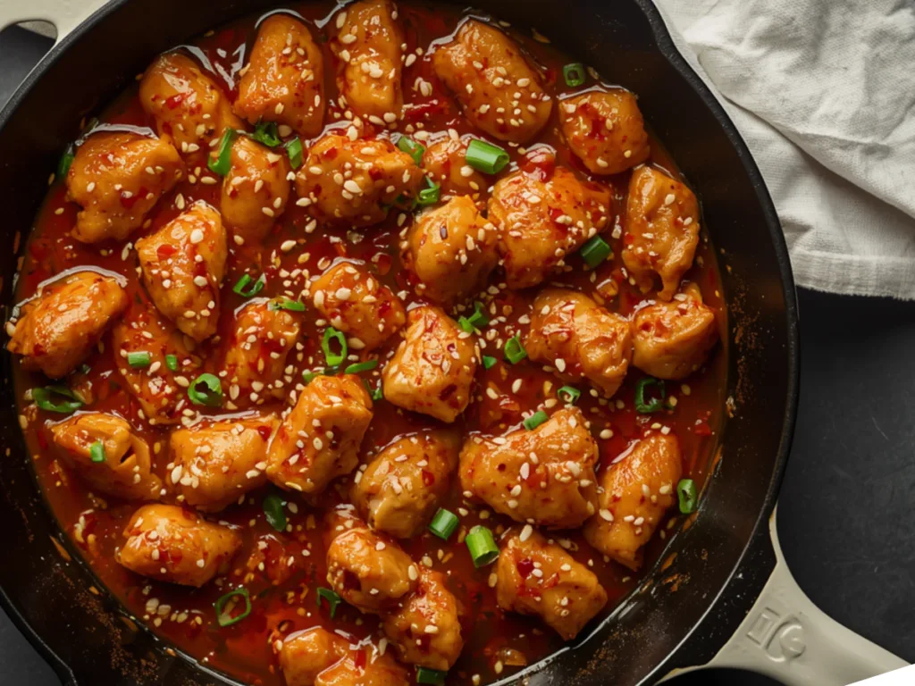 General Tso’s chicken recipe:Spicy Stir-fry Chicken;