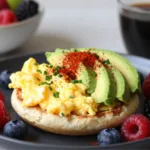 Sourdough starter being mixed with cheddar and scallions for muffins.