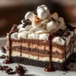 Hot Cocoa Lasagna