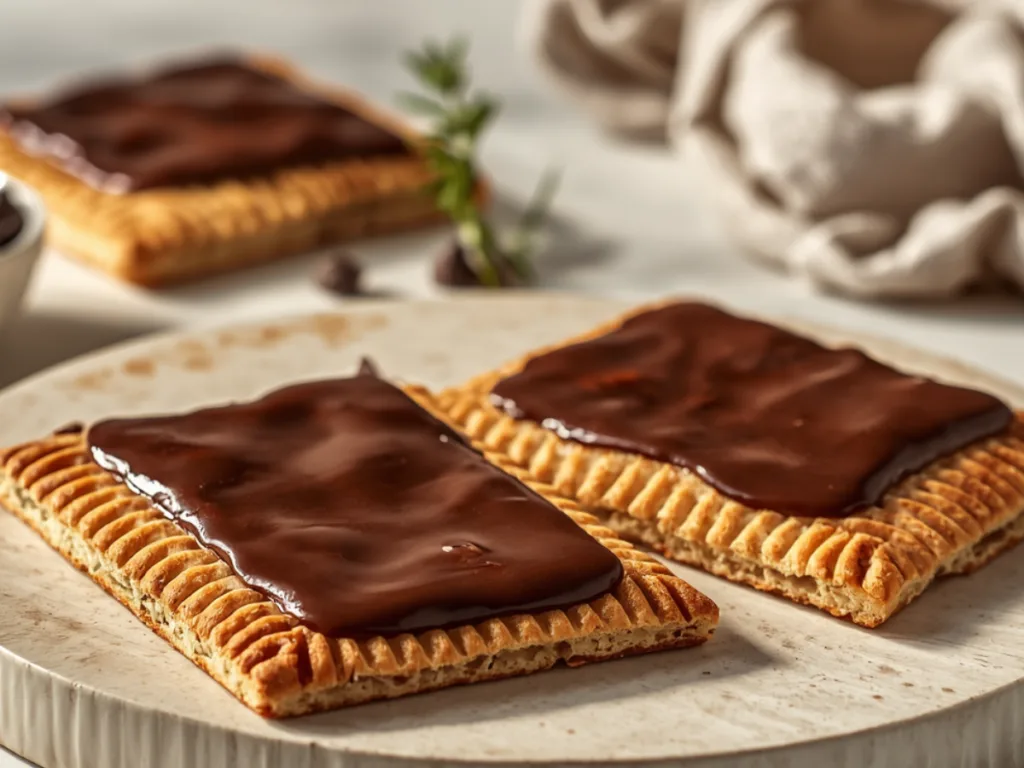 Sourdough triple chocolate pop tarts.